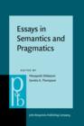 Essays in Semantics and Pragmatics : In honor of Charles J. Fillmore - eBook
