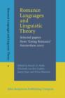 Romance Languages and Linguistic Theory : Selected papers from 'Going Romance' Amsterdam 2007 - eBook