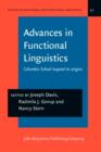 Advances in Functional Linguistics : Columbia School beyond its origins - eBook