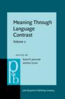 Meaning Through Language Contrast : Volume 2 - eBook