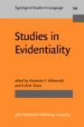 Studies in Evidentiality - eBook