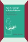 Sign Language in Indo-Pakistan : A description of a signed language - eBook