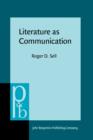 Literature as Communication : The foundations of mediating criticism - eBook