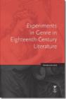 Experiments in Genre in Eighteenth-century Literature - Book