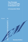 The Principle of Proportionality in European Law : A Comparative Study - eBook