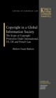 Copyright in a Global Information Society : The Scope of Copyright Protection Under international, US, UK and french Law - eBook