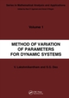 Method of Variation of Parameters for Dynamic Systems - Book