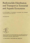 Radionuclide distribution and transport in terrestrial and aquatic ecosystems, volume 5 : A critical review of data (Prepared for the Commission of the European Communities) - Book