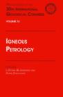 Igneous Petrology : Proceedings of the 30th International Geological Congress, Volume 15 - Book