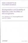 Biodegradation and Durability of Materials under the Effect of Microorganisms - Book