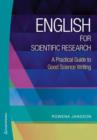 English for Scientific Research : A Practical Guide to Good Science Writing - Book