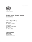 Report of the Human Rights Committee : Vol. 2. Part 2: one hundredth session; one hundred and first session; one hundred and second session - Book