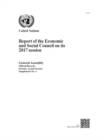 Report of the Economic and Social Council for 2017 : (New York 28 July 2016 - 27 July 2017 - Book