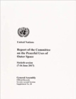 Report of the Committee on the Peaceful Uses of Outer Space : sixtieth session (7-16 June 2017) - Book