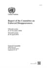 Report of the Committee on the Enforced Disappearances : fifteenth session (5 - 16 November 2018) and sixteenth session (8 - 18 April 2019) - Book