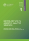 Koronivia Joint Work on Agriculture : analysis of submissions - Book
