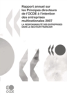 Rapport annuel sur les Principes directeurs de l'OCDE a l'intention des entreprises multinationales 2007 La responsabilite des entreprises dans le secteur financier - eBook
