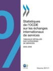 Statistiques de l'OCDE sur les echanges internationaux de services, Volume 2011 numero 1 Tableaux detailles par categories de services - eBook