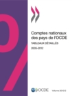 Comptes nationaux des pays de l'OCDE, Volume 2013 Numero 2 Tableaux detailles - eBook
