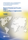 Forum mondial sur la transparence et l'echange de renseignements a des fins fiscales : Rapport d'examen par les pairs : Tunisie 2016 Phase 1 : cadre juridique et reglementaire - eBook