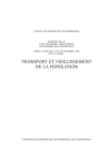 Tables Rondes CEMT Transport et vieillissement de la population - eBook