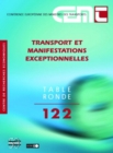 Tables Rondes CEMT Transport et manifestations exceptionnelles - eBook