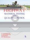 Highway Material Testing & Quality Control - Book