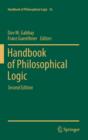 Handbook of  Philosophical Logic : Volume 16 - eBook