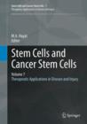 Stem Cells and Cancer Stem Cells, Volume 7 : Therapeutic Applications in Disease and Injury - eBook