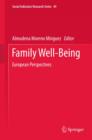 Family Well-Being : European Perspectives - eBook