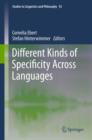 Different Kinds of Specificity Across Languages - eBook