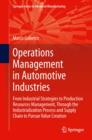 Operations Management in Automotive Industries : From Industrial Strategies to Production Resources Management, Through the Industrialization Process and Supply Chain to Pursue Value Creation - eBook