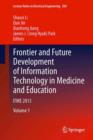 Frontier and Future Development of Information Technology in Medicine and Education : ITME 2013 - Book