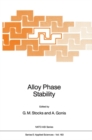 Alloy Phase Stability - eBook