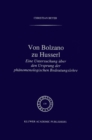 Von Bolzano zu Husserl : Eine Untersuchung uber den Ursprung der phanomenologischen Bedeutungslehre - eBook