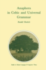 Anaphora in Celtic and Universal Grammar - eBook