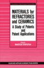 Materials for Refractories and Ceramics : A Study of Patents and Patent Applications - eBook