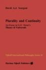 Plurality and Continuity : An Essay in G.F. Stout's Theory of Universals - eBook