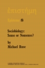 Sociobiology: Sense or Nonsense? - eBook