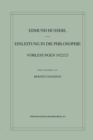 Einleitung in die Philosophie : Vorlesungen 1922/23 - eBook