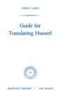 Guide for Translating Husserl - eBook