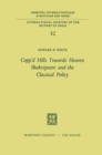 Copp'd Hills Towards Heaven Shakespeare and the Classical Polity - eBook