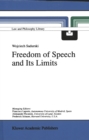 Freedom of Speech and Its Limits - eBook