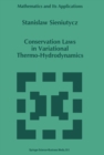Conservation Laws in Variational Thermo-Hydrodynamics - eBook