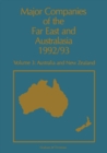 Major Companies of The Far East and Australasia 1992/93 : Volume 3: Australia and New Zealand - eBook