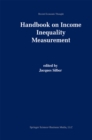 Handbook of Income Inequality Measurement - eBook