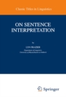 On Sentence Interpretation - eBook