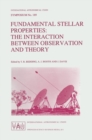 Fundamental Stellar Properties: The Interaction Between Observation and Theory : Proceedings of the 189th Symposium of the International Astronomical Union, Held at the Women's College, University of - eBook