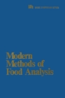 Modern Methods of Food Analysis - eBook
