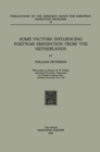 Some Factors Influencing Postwar Emigration from the Netherlands - eBook